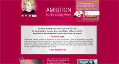 Desktop Screenshot of ambitionisnotadirtyword.com