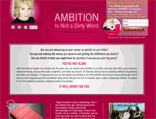 Tablet Screenshot of ambitionisnotadirtyword.com